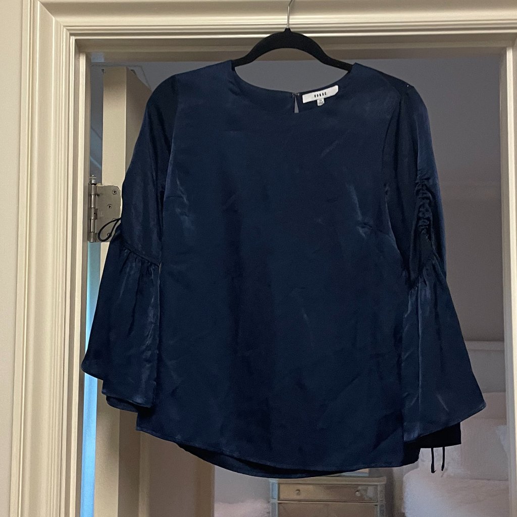 Ro & De Bell Sleeve Flowy Blouse